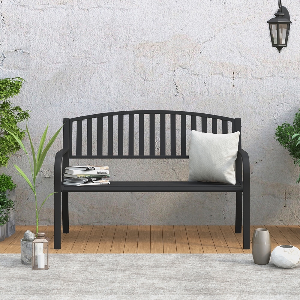 Outdoor shop bench porch