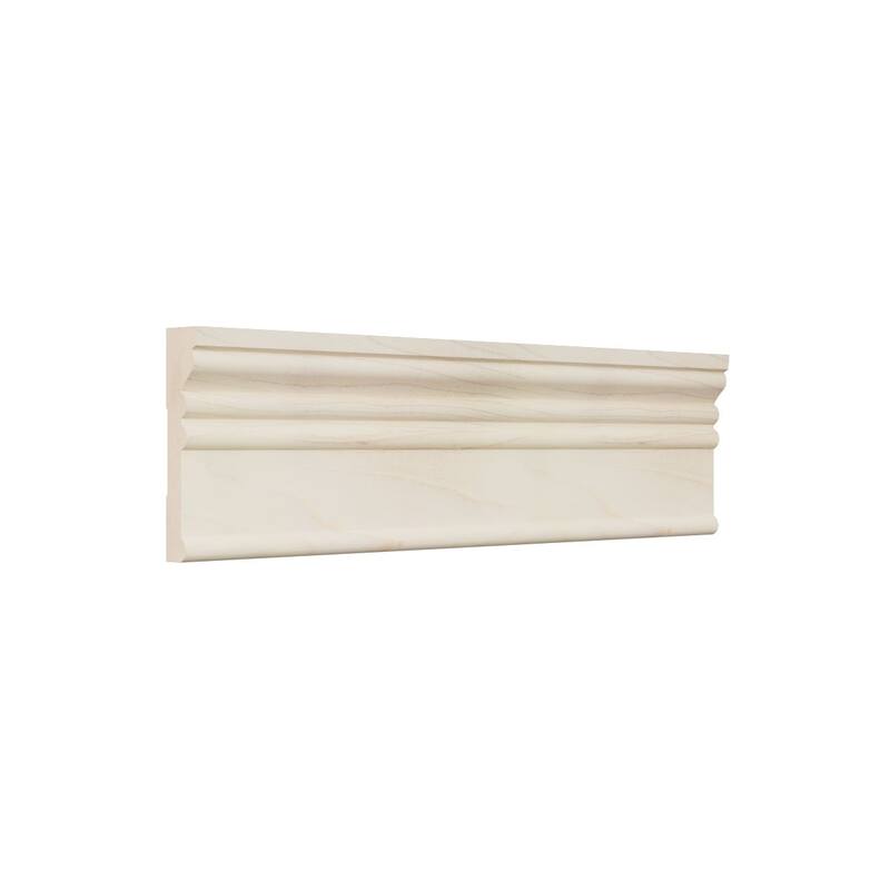 MRB3:11/16-in D x 3-1/4-in W x 96-in L Americraft Solid Hardwood Stain Grade Howe Casing Moulding