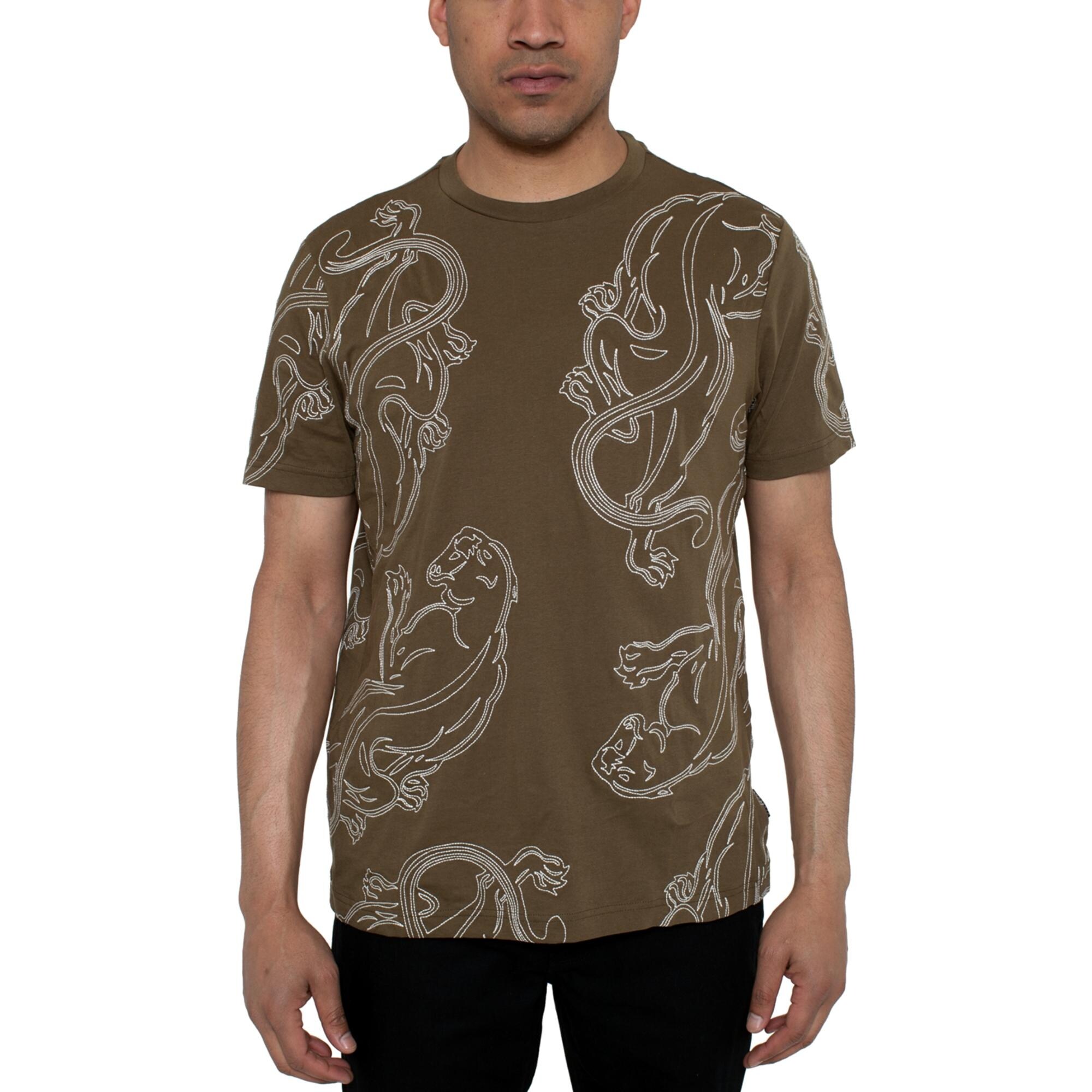 Shop Sean John Mens T Shirt Cotton Embroidered Beechwood Overstock 31991529 Xl