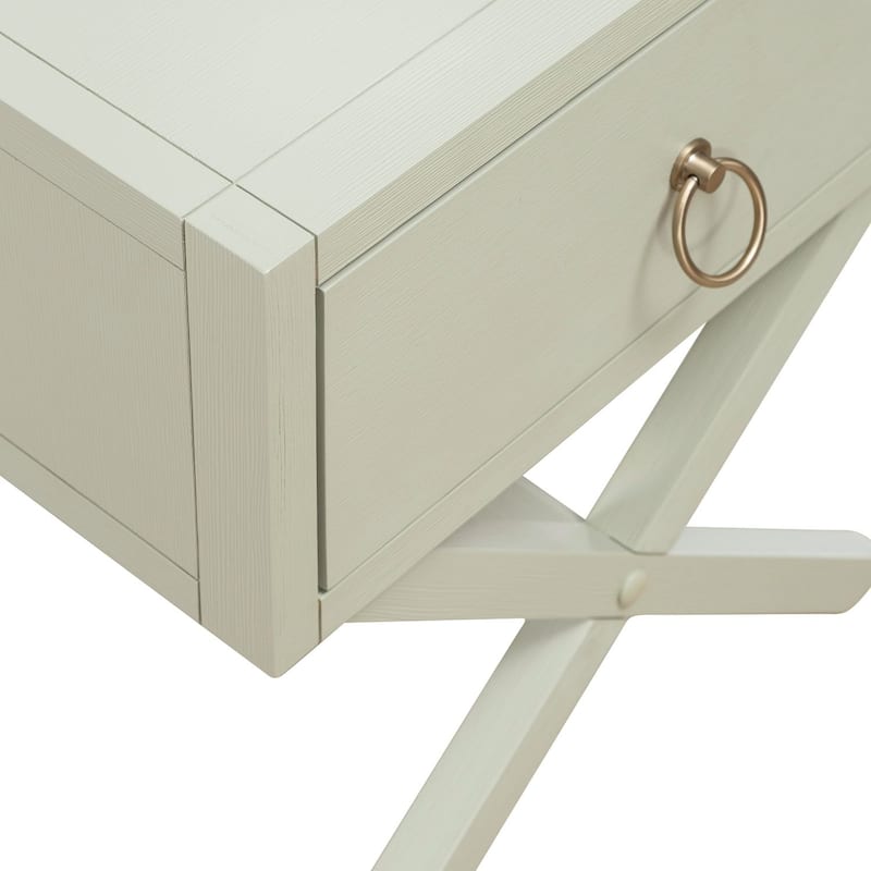 Liberty FurnitureEast End 1 Drawer Accent Table Green Mist - Width19" x Depth16" x Height 22"