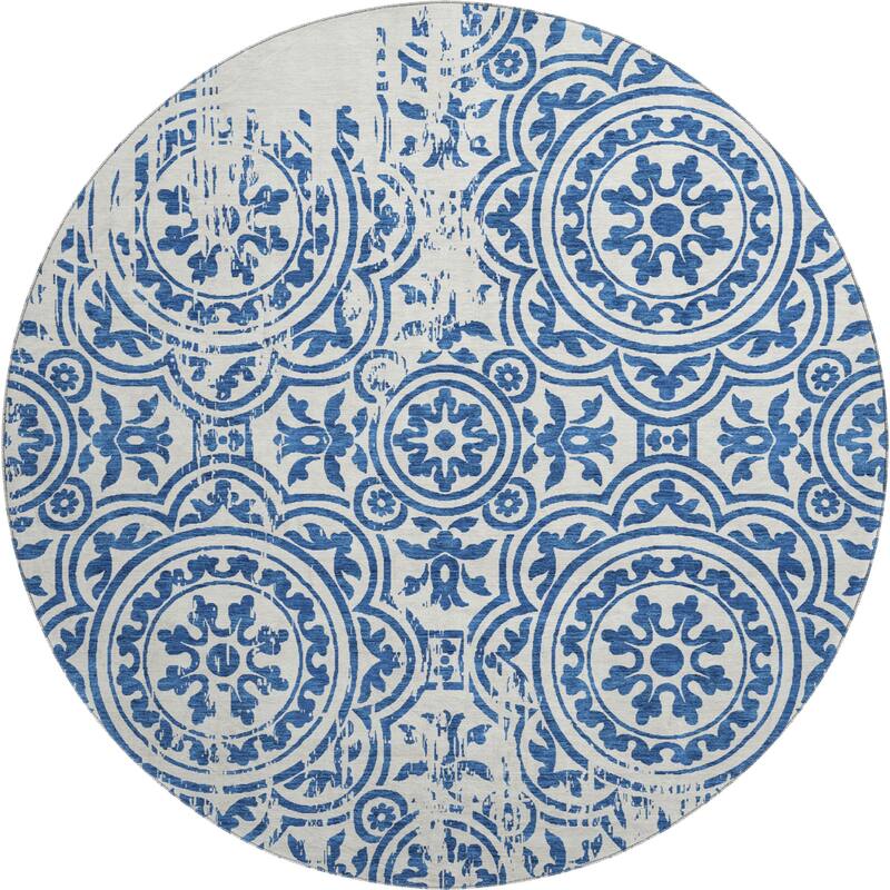 Premium Washable Super Soft Vanishing Medallion Mayfield Rug