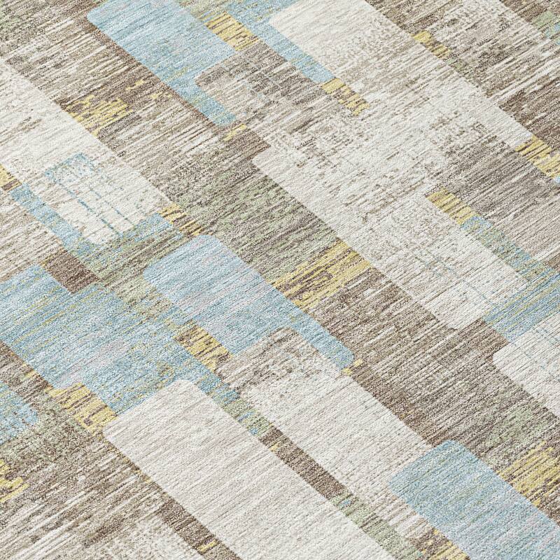 Machine Washable Indoor/ Outdoor Casual Carson Chantille Rug