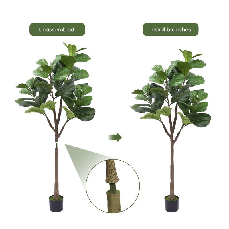 Artificial Tree Plants for Home Office Decor Living Room