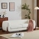 preview thumbnail 17 of 58, Christopher Knight Home - Alpine Boucle Oversized 82 inch Sofa with Faux Sherpa Texture White