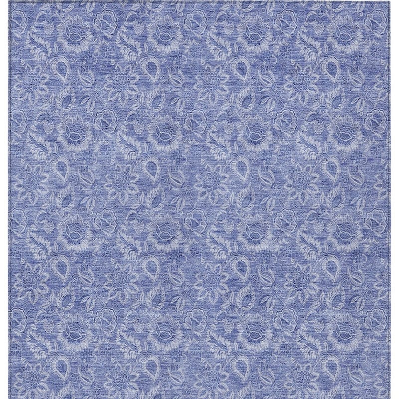 HomeRoots Floral Transitional Rectangle Outdoor Rug