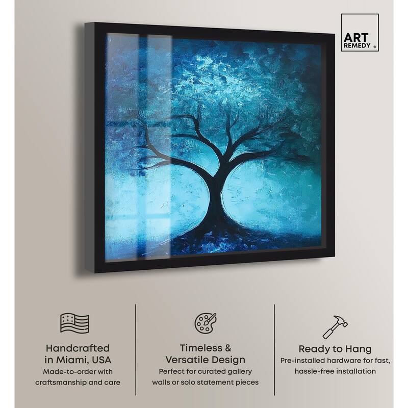 Tree of Opposites III Shadowbox by Art Remedy