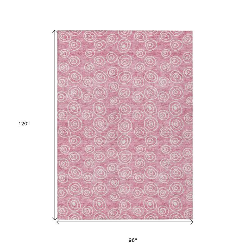 HomeRoots Geometric Transitional Rectangle Outdoor Rug