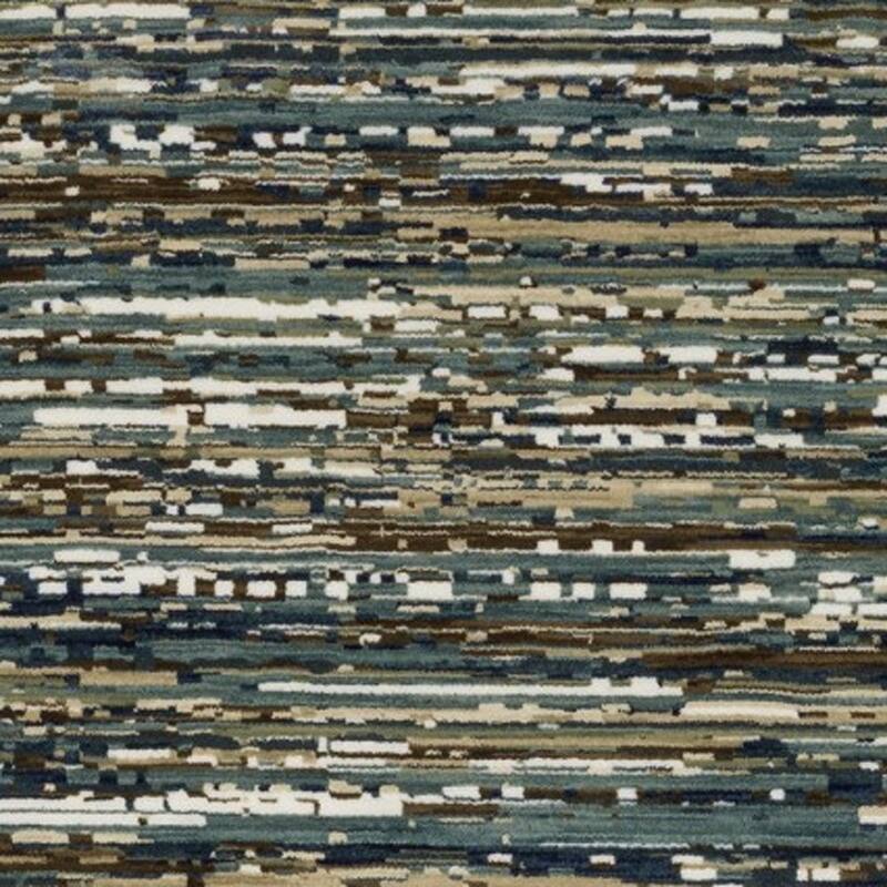 HomeRootsStriped Casual Rectangle Area Rug