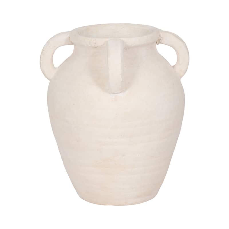 Sagebrook Home Multi Handle Jug, Black/White