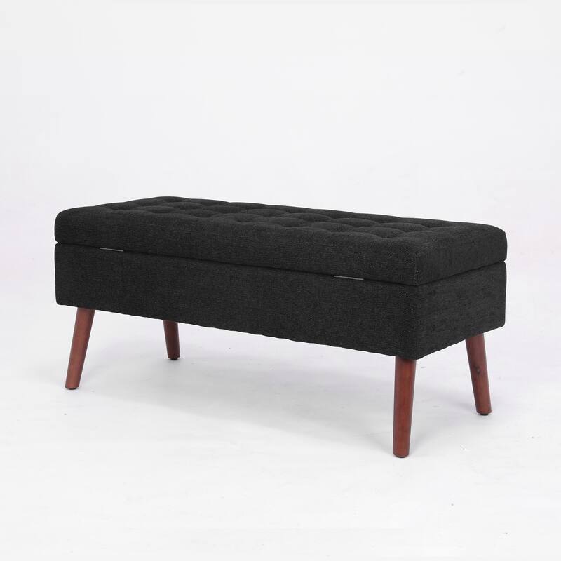 Storage Bench with Storage Bench for Bedroom End of Bed Bench Foot of Bed Bench Storage Ottoman Bench 43.3" W x 17.7"