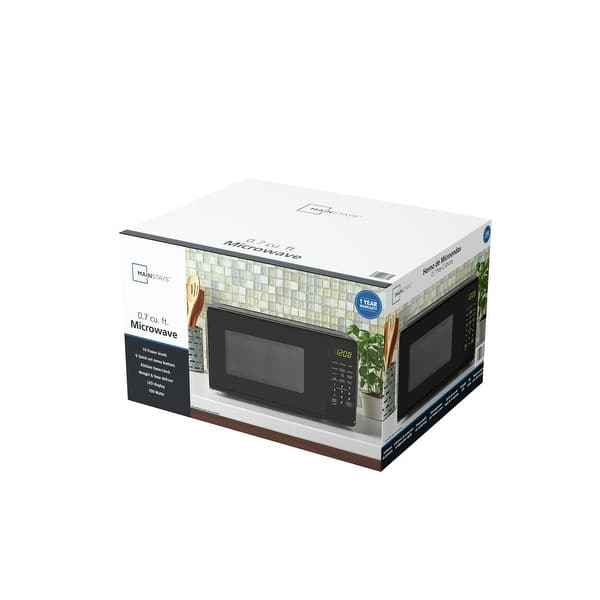 Farberware 700-Watt Compact Countertop Microwave Oven-0.7 cu. ft. in Red FMO07WEIRD - The Home Depot