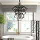 preview thumbnail 15 of 19, 7-Light Multi Cage Industrial Pendant Lamp Stairway Chandelier