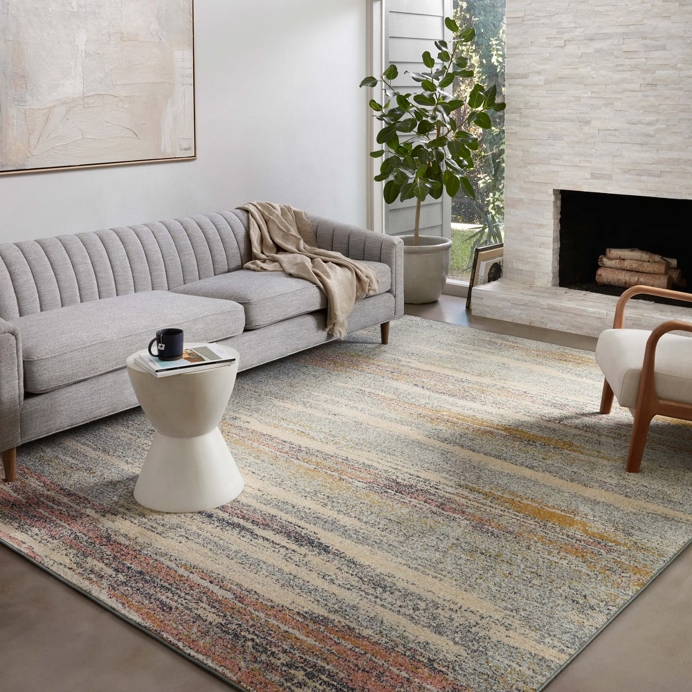 Alexander Home Bradford Modern Abstract Area Rug