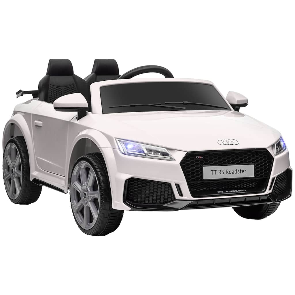 6V Audi TT RS Kids Electric Ride On Toy Car with Parent Remote Control, USB, Lights, for Realistic Driving Fun