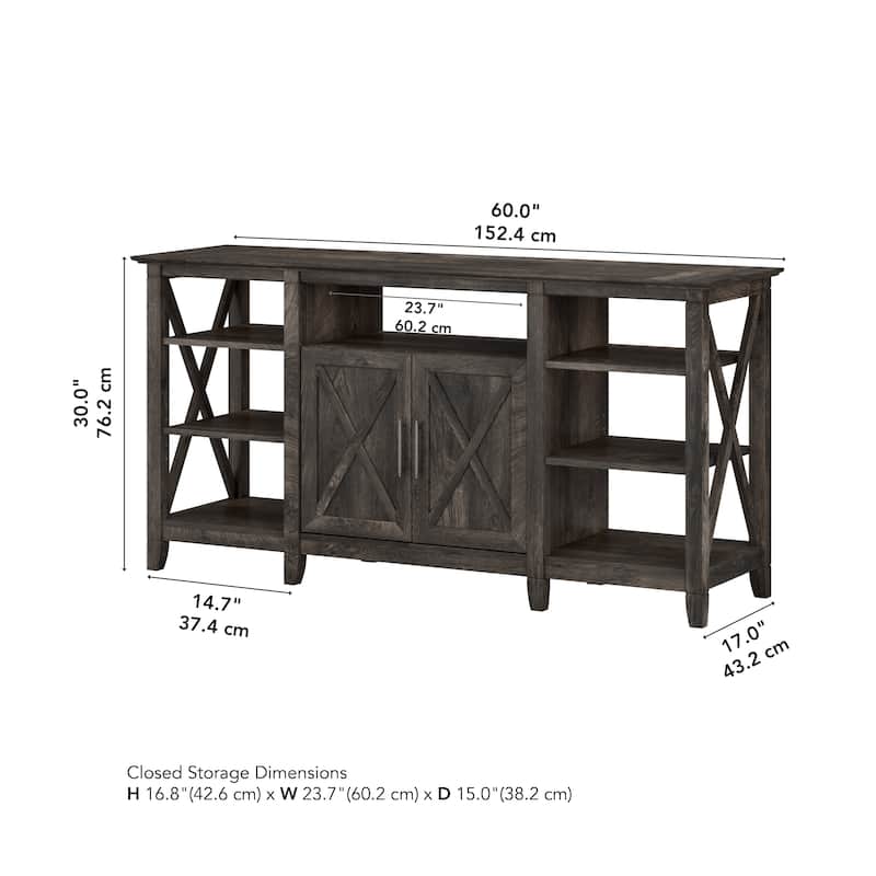 Key West Tall TV Stand with Storage by Bush Furniture