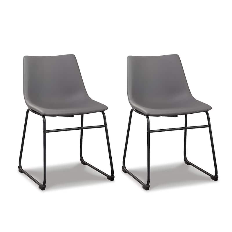 Signature Design by Ashley Centiar Grey Dining Chairs (Set of 2)