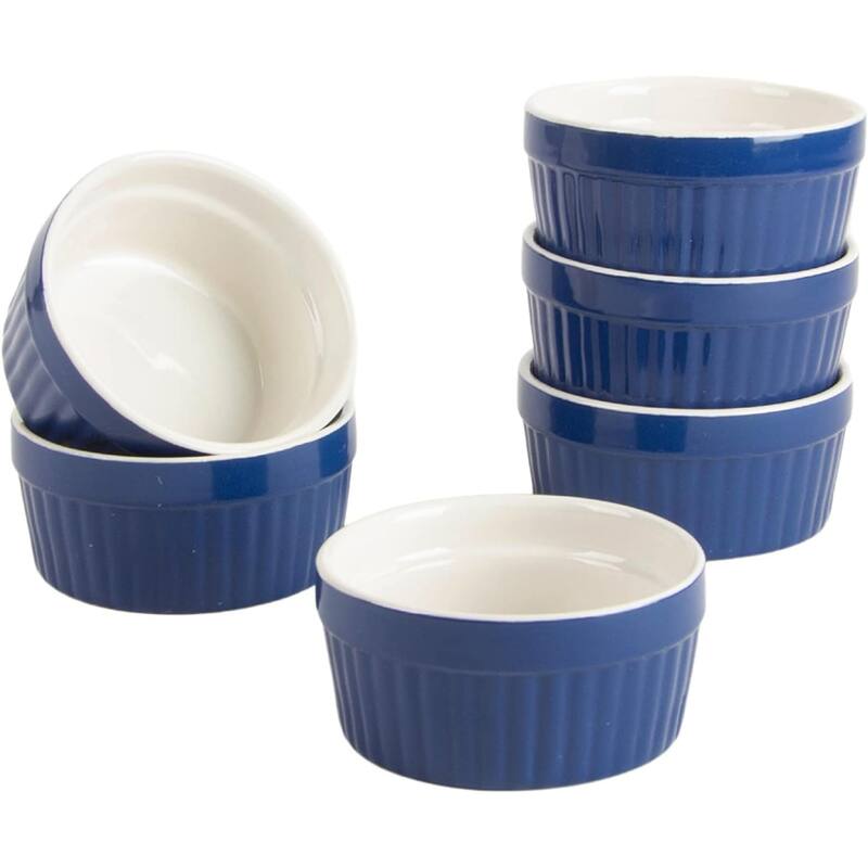 10 Strawberry Street Roma 4oz Ramekin Set of 6 - Blue