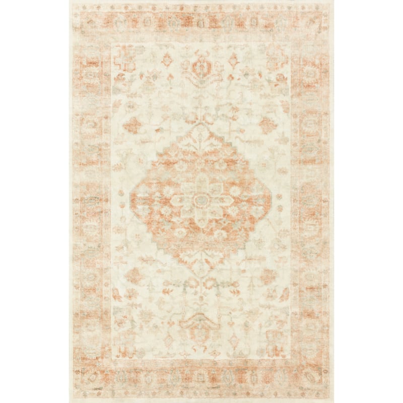 Alexander Home Juliet Medallion Ultra-Soft Distressed Oriental Rug