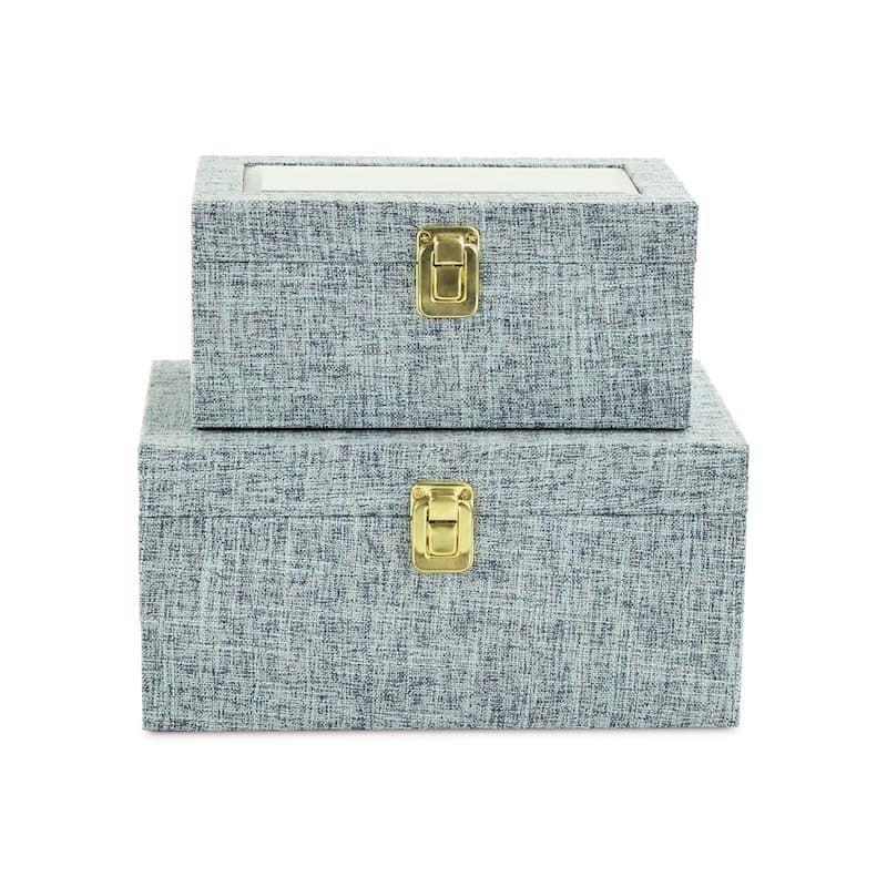 Canter Isle Linen Decorative Box Set