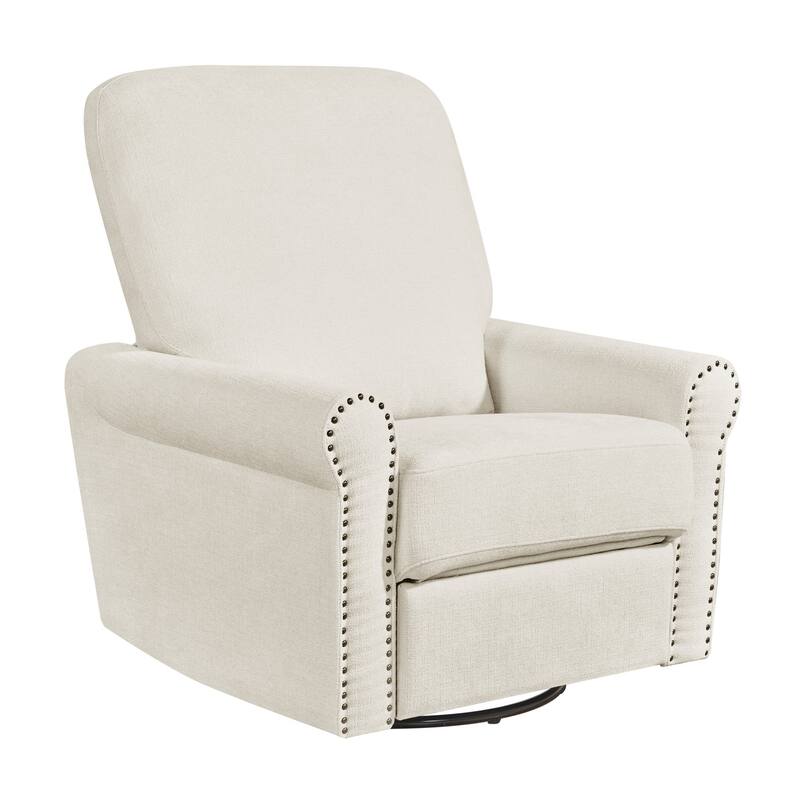 Heido 360 Degree Swivel Glider Manual Recliner Leisure Chair Set of 2