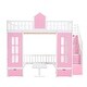 preview thumbnail 38 of 50, Full-Over-Full Bunk Bed with Changeable Table