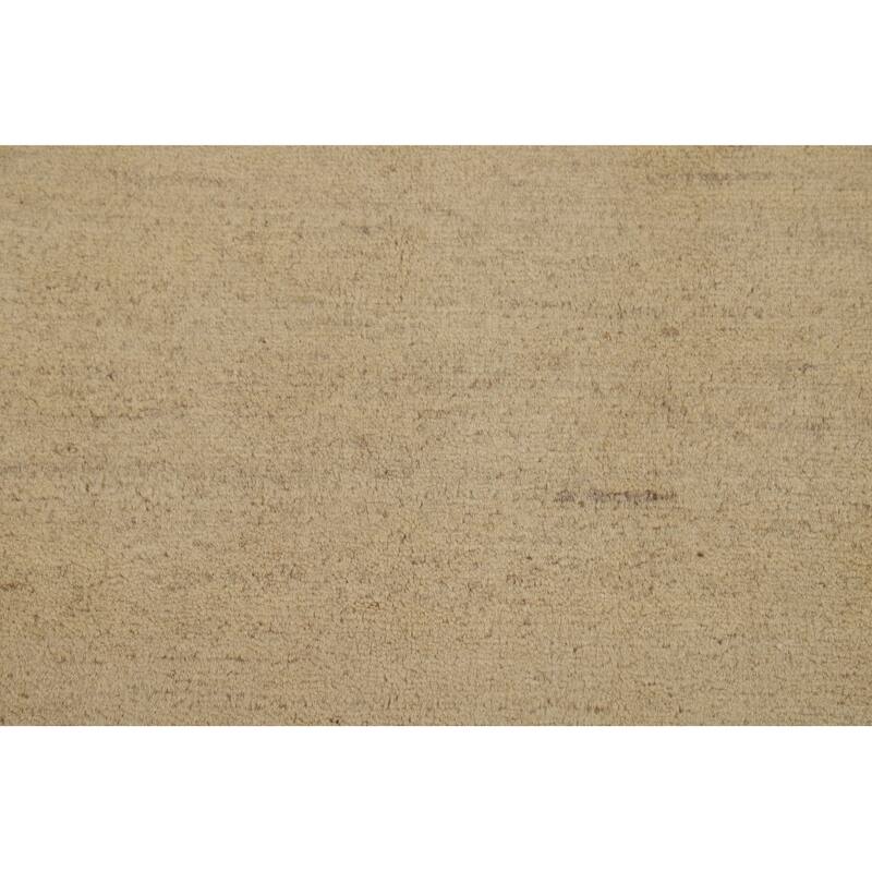 Contemporary Gabbeh Oriental Accent Rug Handmade Wool Carpet - 2'8"x 4'3"