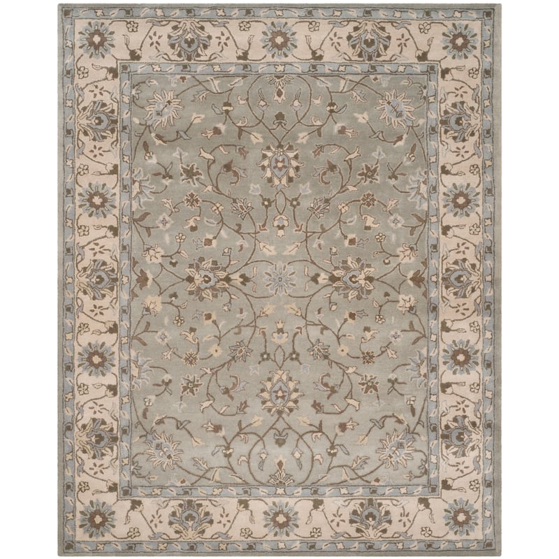 SAFAVIEH Handmade Heritage Scrollwork Traditional Oriental Wool Rug
