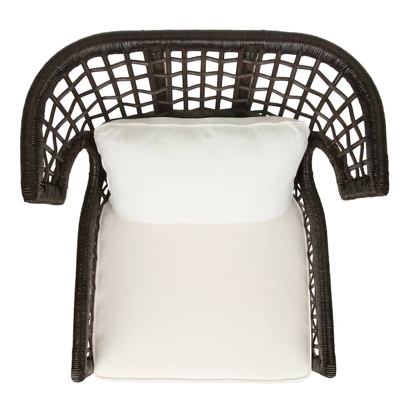 NPD Furniture Zelma Rattan Wingback Armchair