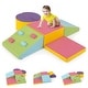 preview thumbnail 4 of 7, 6-Piece Foam Climbing Blocks with Hook and Loop Fasteners - Multicolor