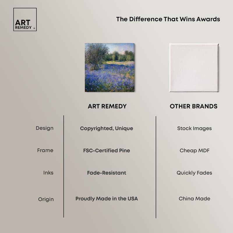 Bluebonnet Meadow I Canvas by Art Remedy, Gallery Wrapped