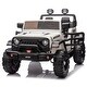 preview thumbnail 47 of 78, Kids Electric 24V Ride On Car, Two-Seater with Parental Remote, 400W Motor, Four-Wheel Suspension, Bluetooth, USB MP3, Ages 3+.