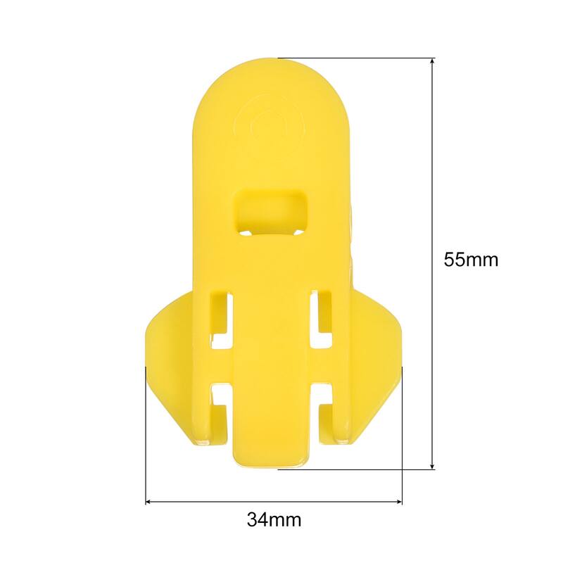 Can Opener Manual, Plastic Easy Can Openers for Soda Beer Drink - Yellow - 2 Pack