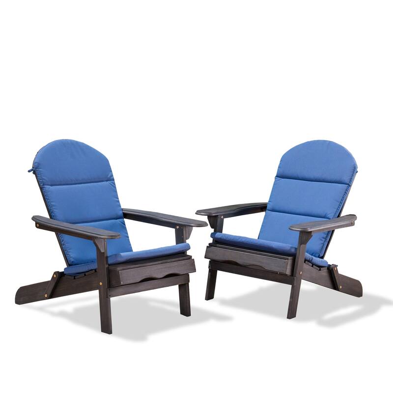 Malibu Outdoor Wood Folding Adirondack Chairs (Set of 2) by Christopher Knight Home