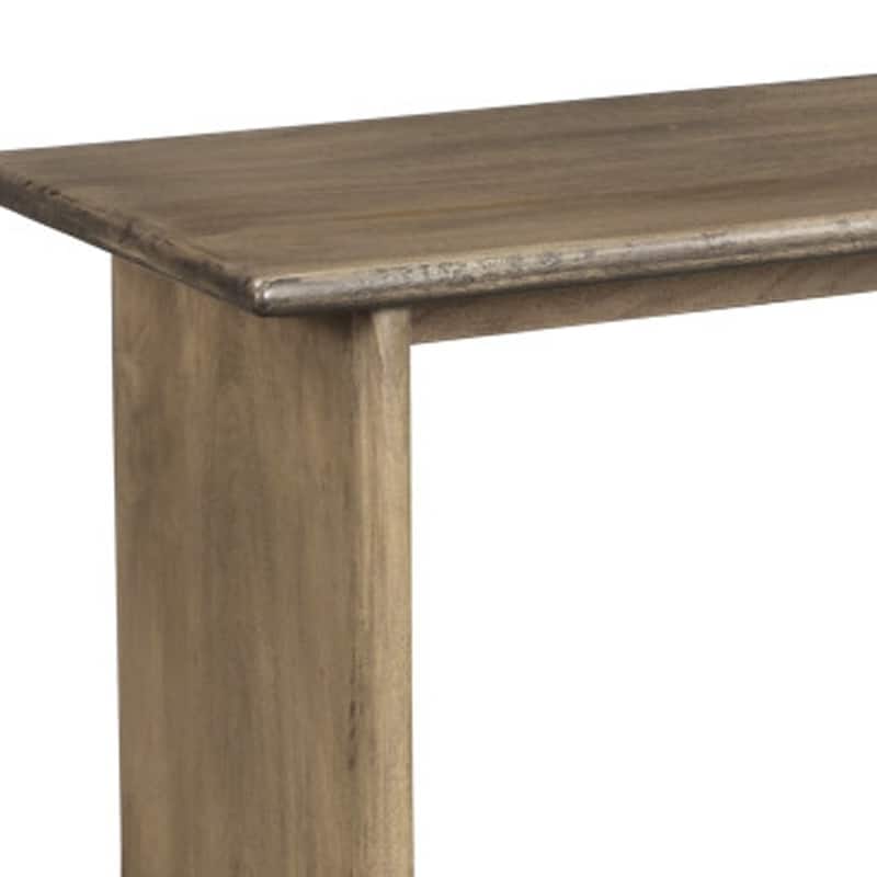 HomeRoots 55" Brown Solid Wood Dining Bench - 55' X '19' X '15