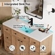 preview thumbnail 87 of 112, 36"/48"/60"/72" Bathroom Vanity Set with Sink & Faucet
