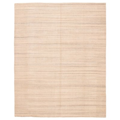 ECARPETGALLERY Hand Loomed Kashkuli Gabbeh Ivory Wool Rug - 8'0 x 9'10