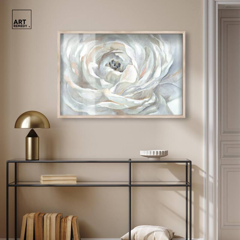 Powdery Peony Shadowbox by Art Remedy