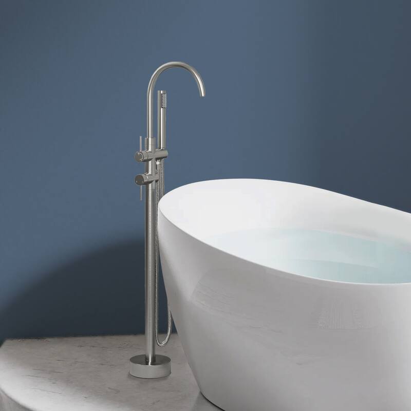 Topcraft Freestanding Bathtub Faucet with Handheld Showerhead