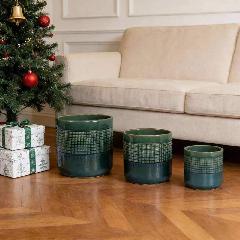 Handmade Ceramic Planters Pot, for Succulents Herbs and Small Plants