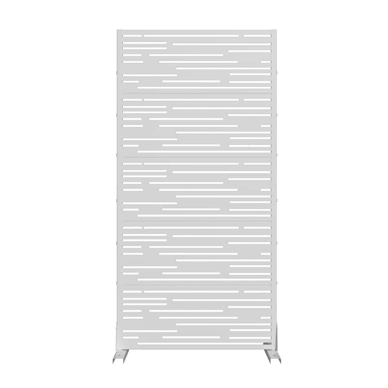 Shine Metal Privacy Screen Panel Free Standing