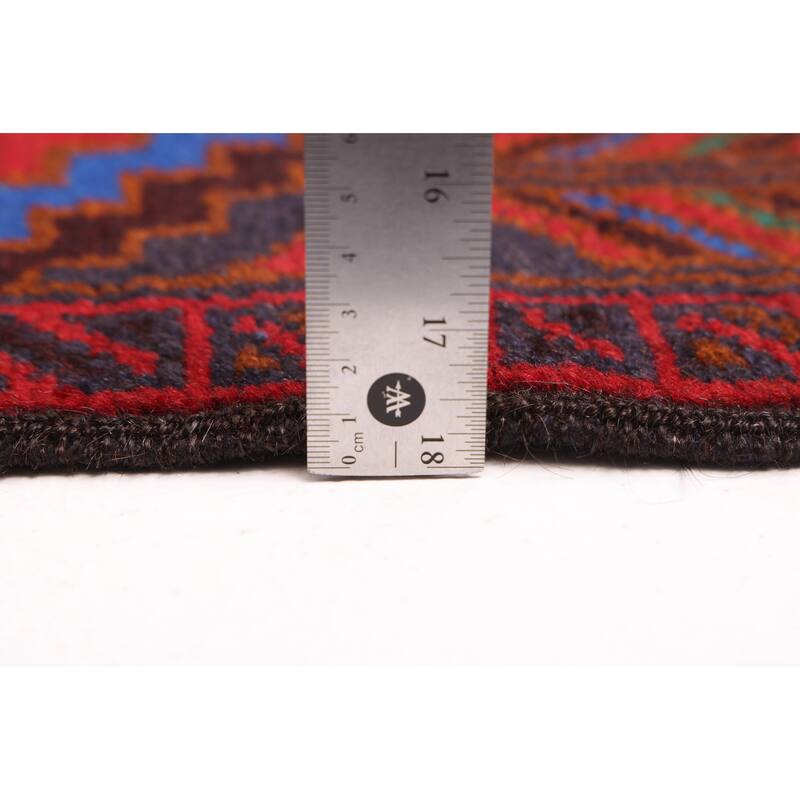 ECARPETGALLERY Hand-knotted Teimani Beige, Red Wool Rug - 3'7 x 6'5