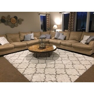 Safavieh Hudson Shag Vitchka Glamour Trellis Rug