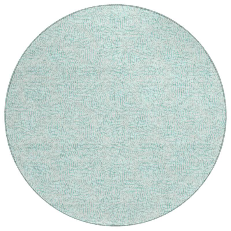 HomeRoots Geometric Transitional Rectangle Outdoor Rug