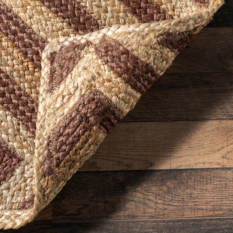 Dogwood Tiled Jute Area Rug