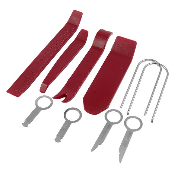 Unique Bargains Plastic Metal 10 in 1 Car Radio Speaker Grilles Dismantle Tool Set