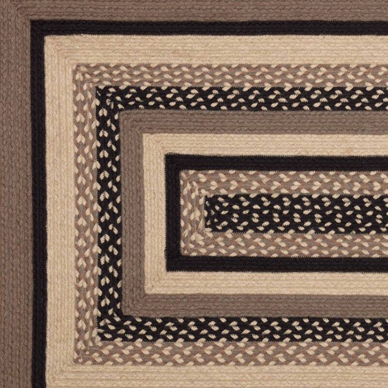 Sawyer Mill Charcoal Jute Rug Rect w/ Pad 36x60