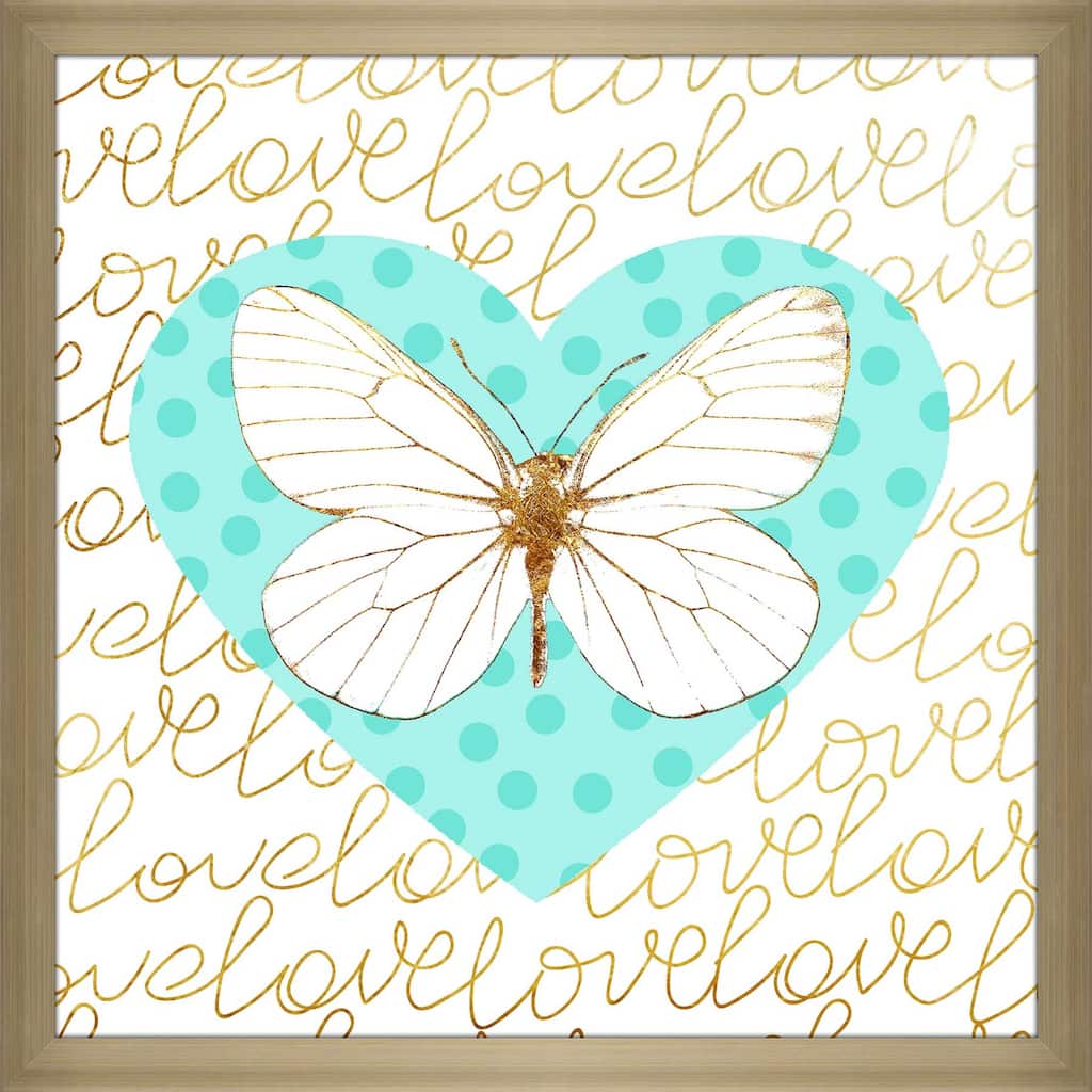 "Butterfly Love (Blue)" by Jodi Print on Acrylic