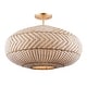 preview thumbnail 1 of 4, Crystorama Lighting Group ZAN-9014_CEILING Zanzibar 4 Light 22" Wide Soft Gold