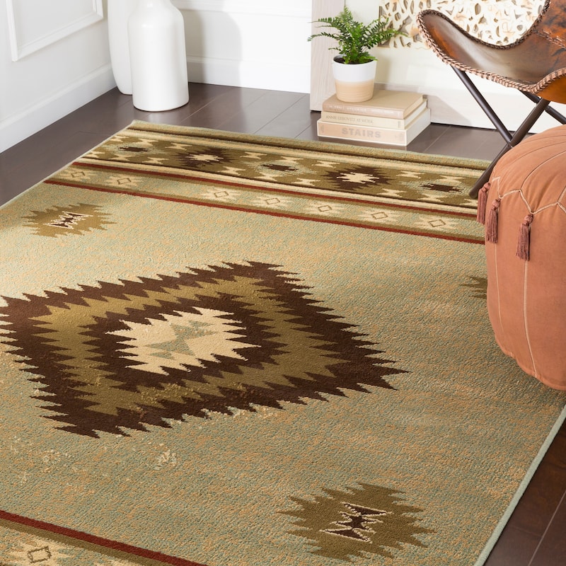 Livabliss Nurzhan Southwestern Area Rug