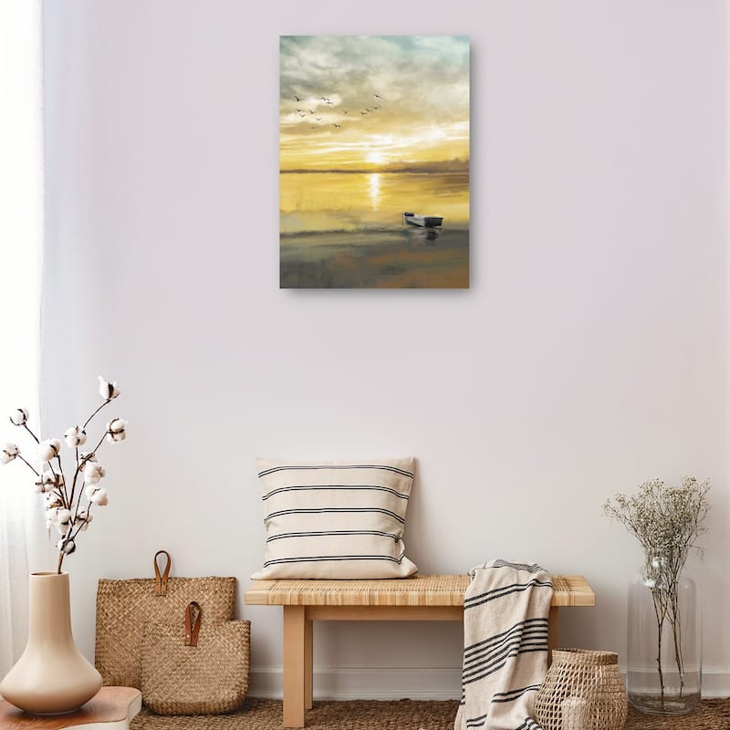 Night Flight By Studio Arts Canvas Art Print